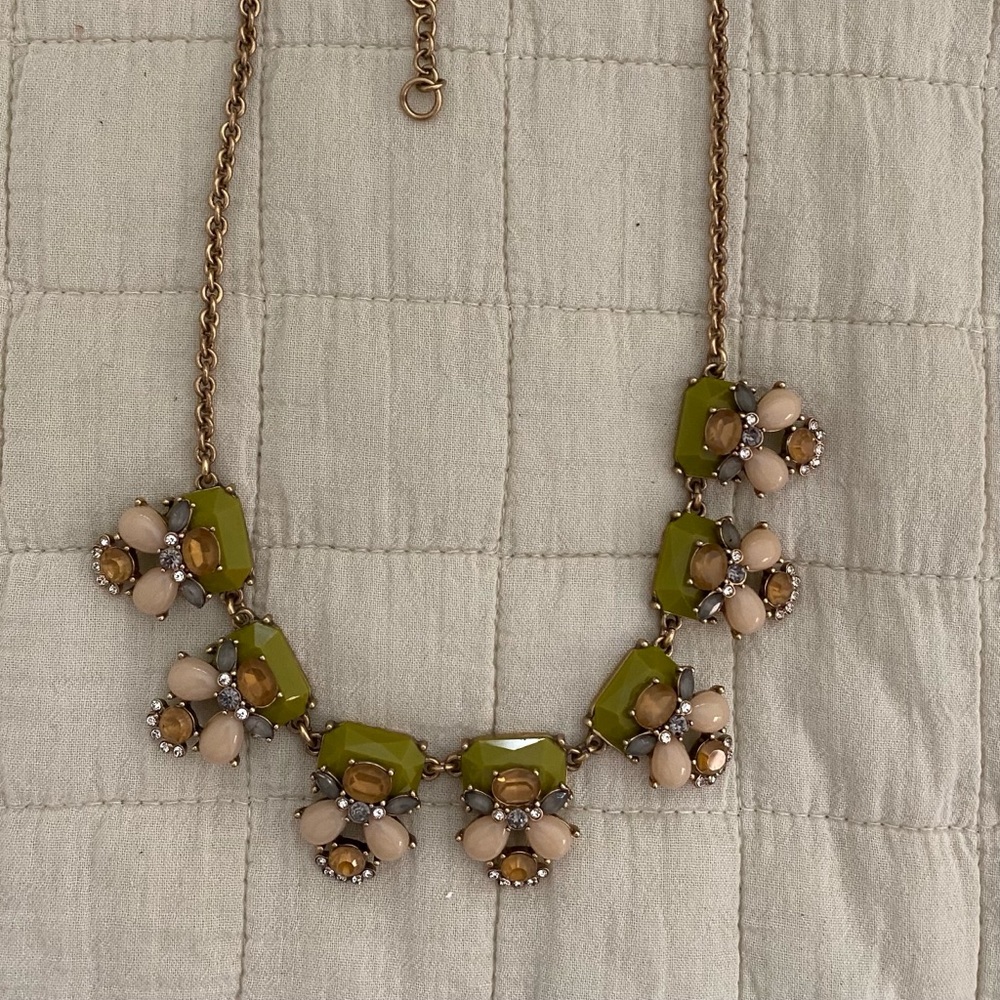 J Crew Statement Stone Necklace